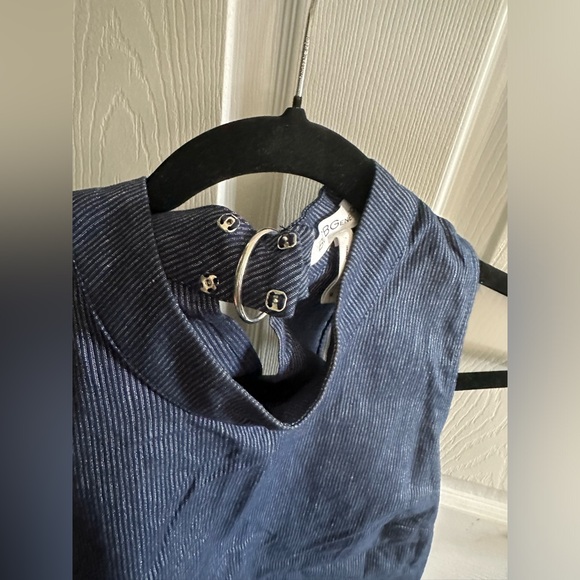 Blue/White Striped Tank Top - Picture 2 of 4